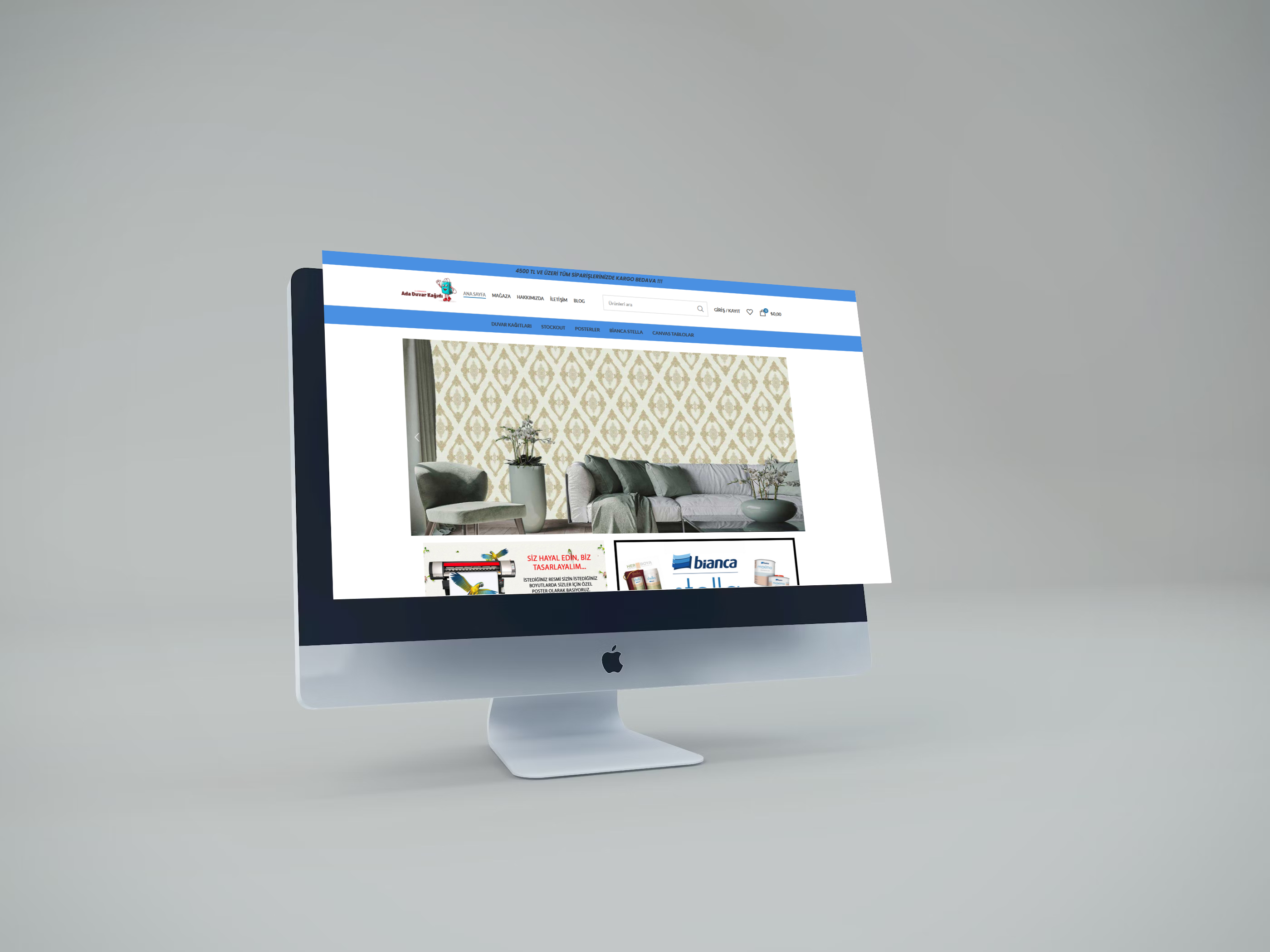 Ada Duvar Kağıdı | Estetik ve Teknolojinin Birleşimi | Web Sitesi Geliştirme