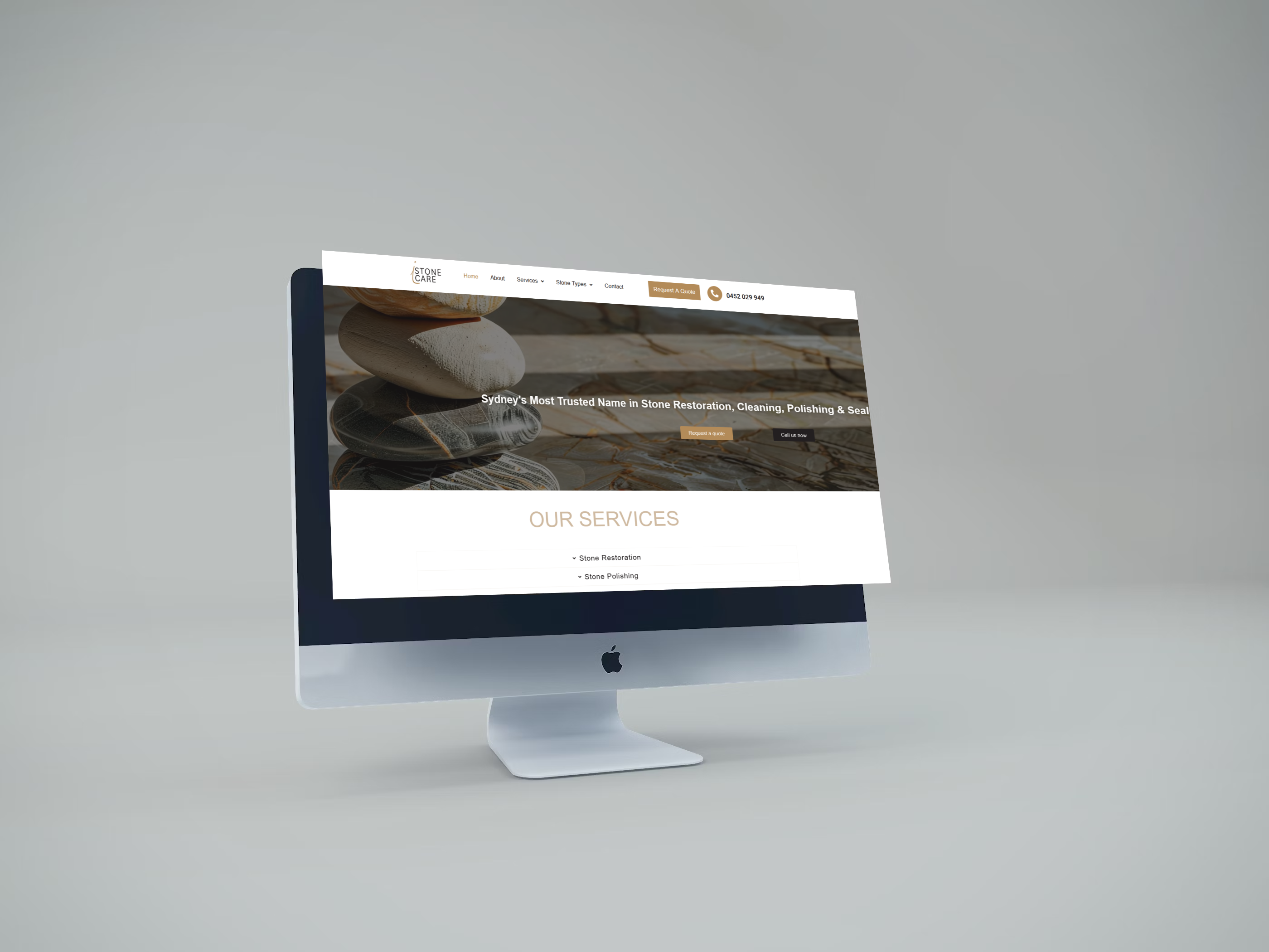 iStone Care | Avusturalya Mermer Resterasyon Hizmeti | Web Sitesi Geliştirme